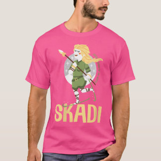 Wo Skadi Noorse reuzin Godin van de Sneeuwwinter H T-shirt