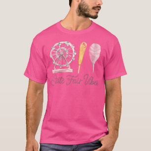 Wo State Fair Vibes Fair Thema Verjaardag Rodeo T-shirt