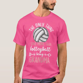 Wo Volleybal sessie voor een volleybal oma T-shirt