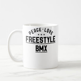 Wo Vrede Liefde FreeBmx FreeBmx Rijder Koffiemok