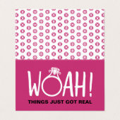 Woah Enregistrer le Carte photo de date (Extérieur déplié)