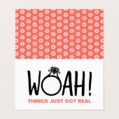 Woah Enregistrer le Carte photo de date (Extérieur déplié)