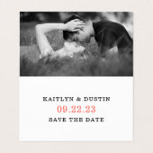 Woah Enregistrer le Carte photo de date (Intérieur déplié)