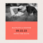 Woah Enregistrer le Carte photo de date (Intérieur déplié)