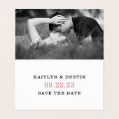 Woah Enregistrer le Carte photo de date (Intérieur déplié)