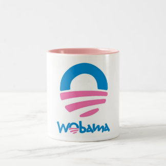 WObama-mok Tweekleurige Koffiemok