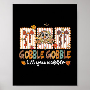 Wobbel tot je Wankel Thanksgiving Kalkoen Mannen V Poster