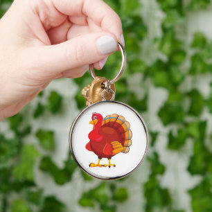 Wobbel Wobbel Thanksgiving met humor en vrolijkhei Sleutelhanger