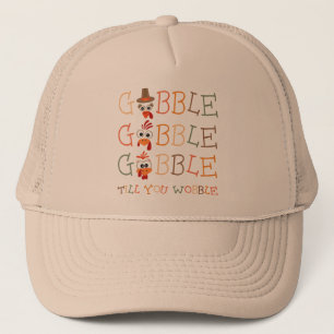 Wobbel Wobbel Thanksgiving met humor en vrolijkhei Trucker Pet