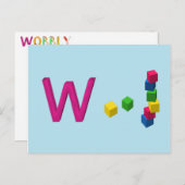 Wobble Kaart (Voorkant / Achterkant)