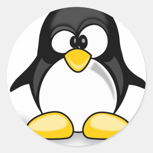 Wobble Pete Ronde Sticker (Voorkant)