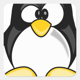 Wobble Pete Vierkante Sticker