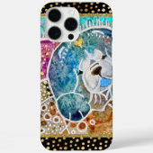 WOBBLE-ROCK Chow dog waterverf batik Case-Mate iPhone Case (Achterkant)