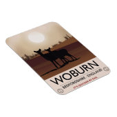 Woburn - Bedfordshire reisposter. Magneet (Rechterzijde)
