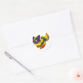 Wocky Fire Ronde Sticker (Envelop)