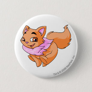 Wocky Oranje Ronde Button 5,7 Cm