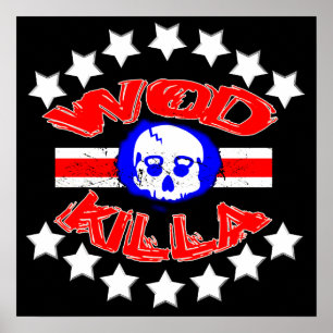 WOD Killa — Kettle Skull Poster van RX Project