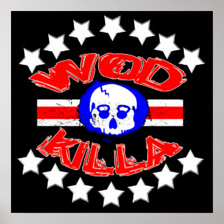 WOD Killa — Kettle Skull Poster van RX Project