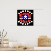 WOD Killa - Poster de crâne Kettle du projet RX (Cuisine)