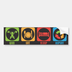 WOD Manger le sommeil - Sticker pare-chocs