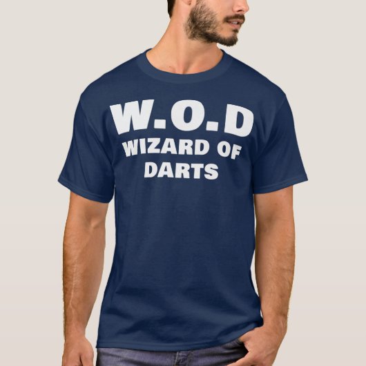 WOD Wizard of Darts Premium T-shirt (Voorkant)