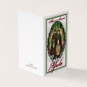 Woden en Fríge: Yule Greetings Kaart