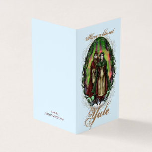 Woden en Fríge: Yule Greetings Kaart