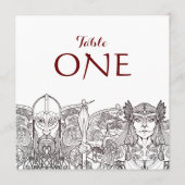 Woden & Fríge individuele tafel nummers Programma (Achterkant)