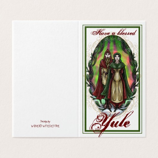 Woden & Fríge : Salutations de Yule (Outside Unfolded)