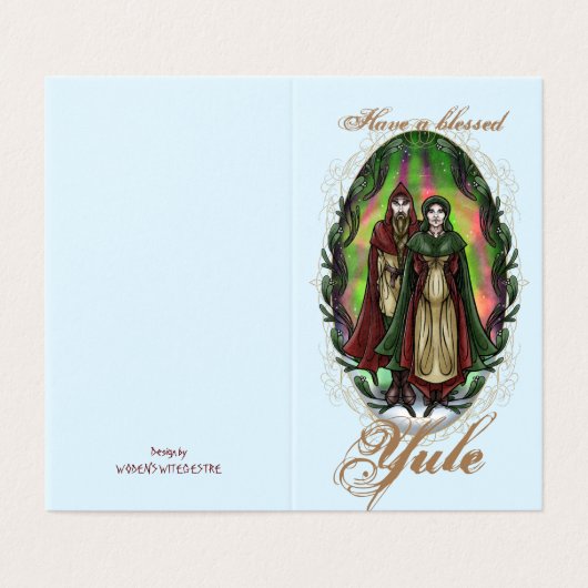 Woden & Fríge : Salutations de Yule (Outside Unfolded)