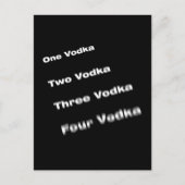 wodka briefkaart (Voorkant)
