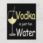 Wodka is gewoon een vun waterontwerp (Achterkant)