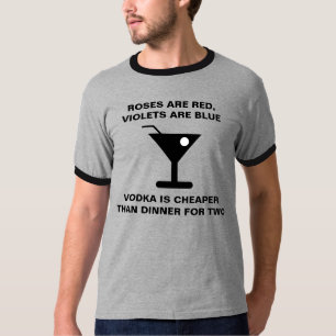 WODKA IS GOEDKOPER DAN DINER VOOR TWEE T-SHIRTS