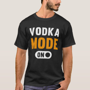 Wodka-modus aan t-shirt