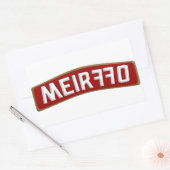 Wodka Rechthoekige Sticker (Envelop)