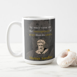 Woede Doet Jou Het Meest Kwalijk: Marcus Aurelius Koffiemok