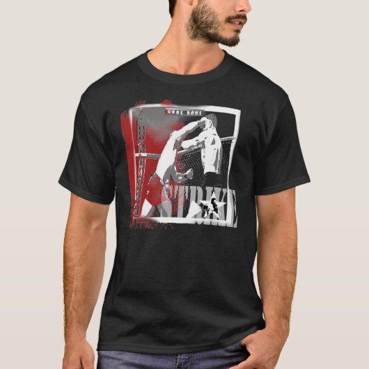 woede in de kooi t-shirt (Voorkant)