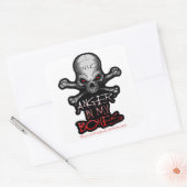 Woede in mijn Botten Vierkante Sticker (Envelop)