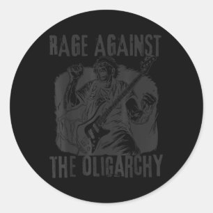 Woede tegen oligarchie Bernie Sanders vecht tegen Ronde Sticker