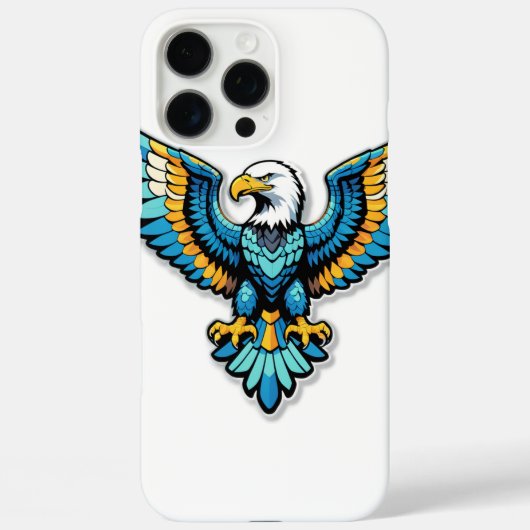 Woede van de Patriot Eagle Case-Mate iPhone Case (Achterkant)