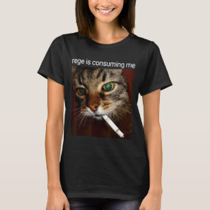 Woede Verteert Me Dom Staar Grappig Roken C T-shirt