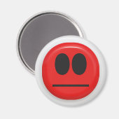 woedend gezicht magneet (Voorkant / Achterkant)