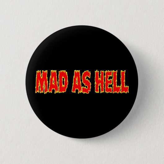WOEDEND RONDE BUTTON 5,7 CM (Voorkant)