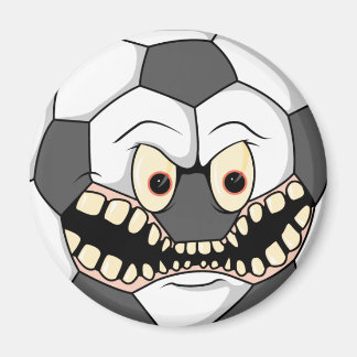 woedend voetbal magneet