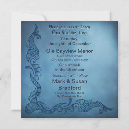 Woedende hernieuwing van de uitnodiging tot het in (Achterkant)