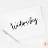 Woensdag - Calligraphy / Lettering Sticker (Envelop)