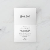 Woensdag door Robinson, 'Impressionisme Wedding' Bedankkaart (Binnen)