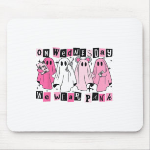 Woensdag hebben we Schattige Pink Ghost Halloween Muismat