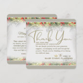 Woensdag in de plenaire vergadering kaart (Voorkant / Achterkant)