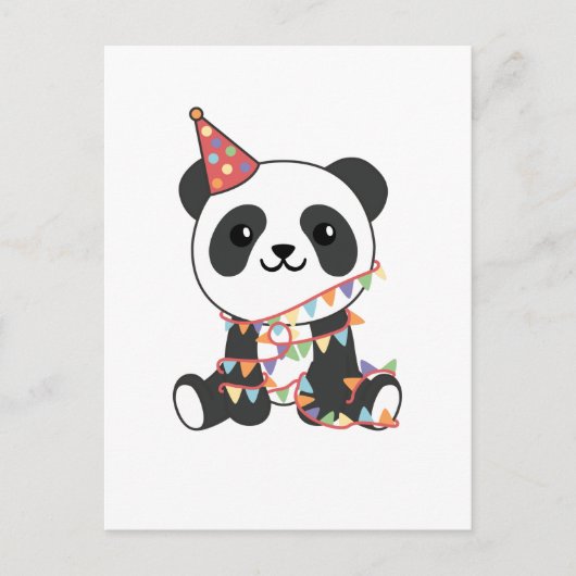 Woensdag in Panda voor kinderen Een feestdag Feestdagenkaart (Voorkant)